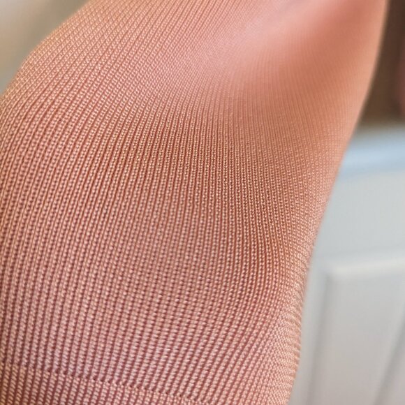 Pearl Pink STUDDED LEATHER & Knit Jacket! | M | Nygard | EUC - Picture 5 of 9